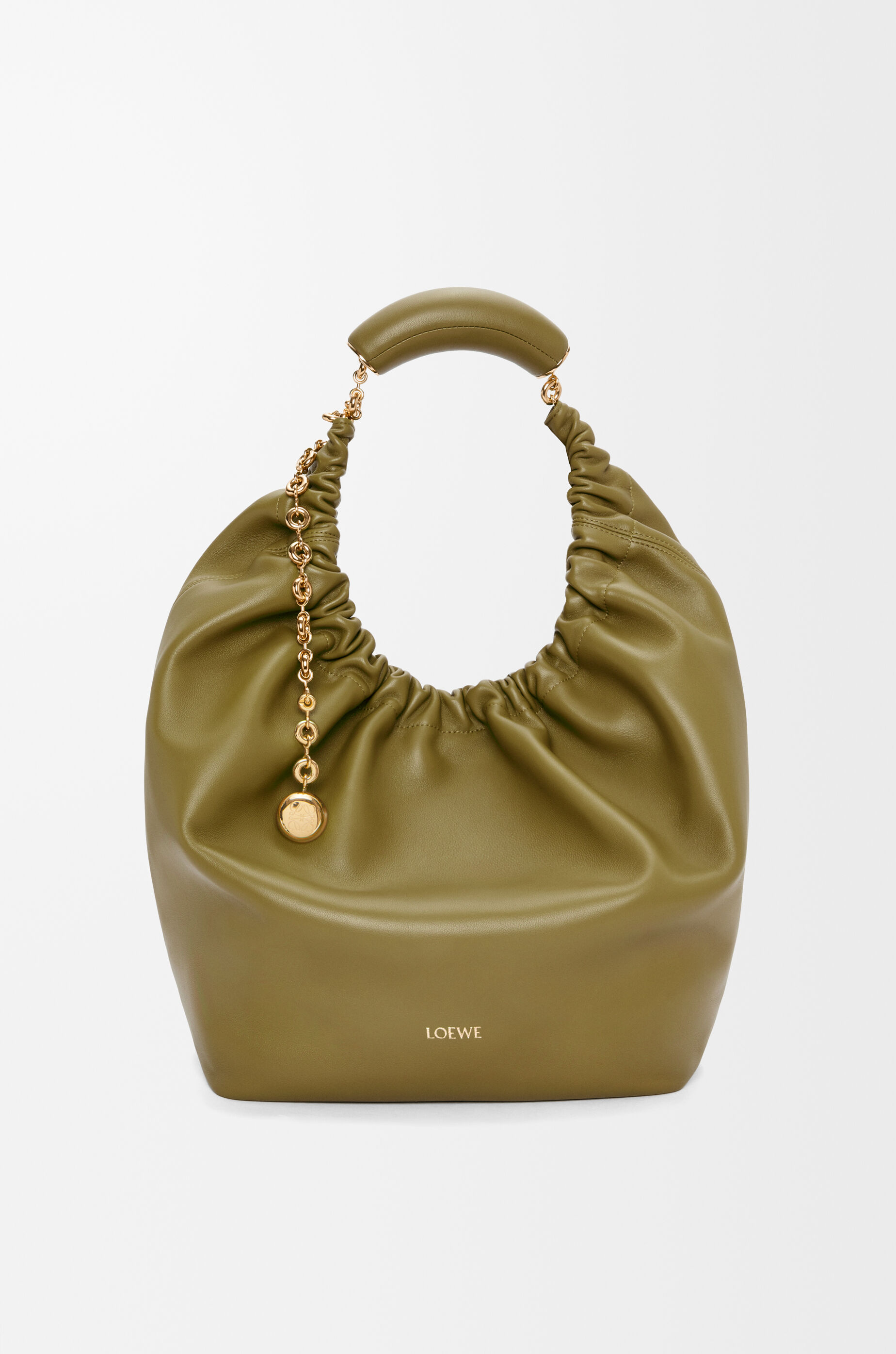 Medium Squeeze bag in mellow nappa lambskin Dark Burgundy - LOEWE