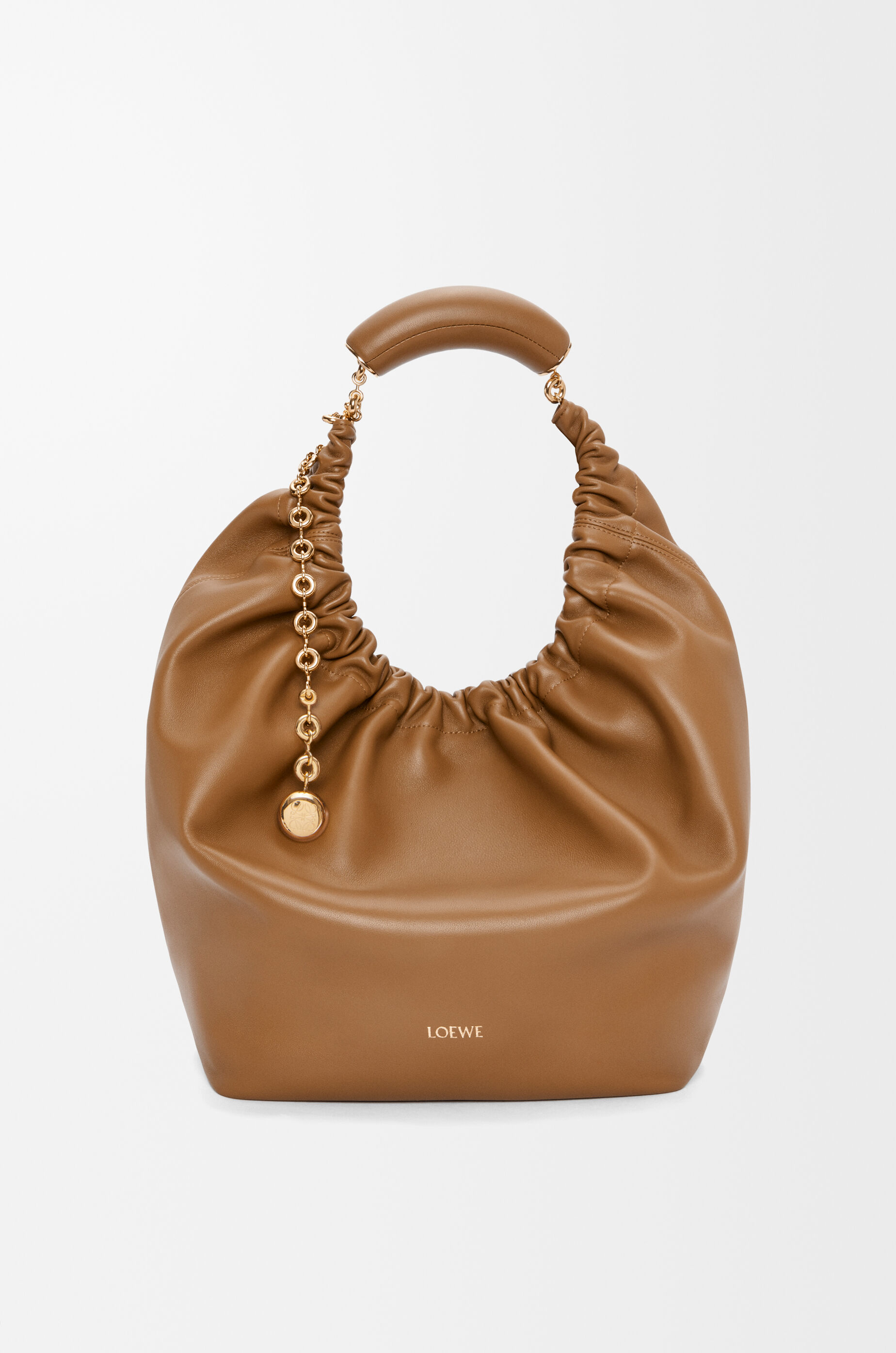 Medium Squeeze bag in mellow nappa lambskin Dark Burgundy - LOEWE